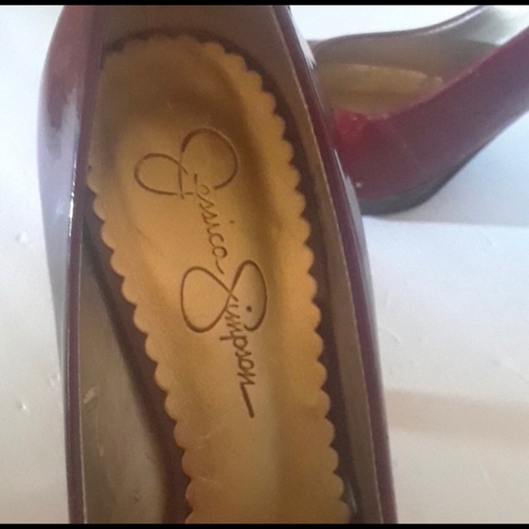 Jessica Simpson Red Cheetah Heels - Picture 3 of 6